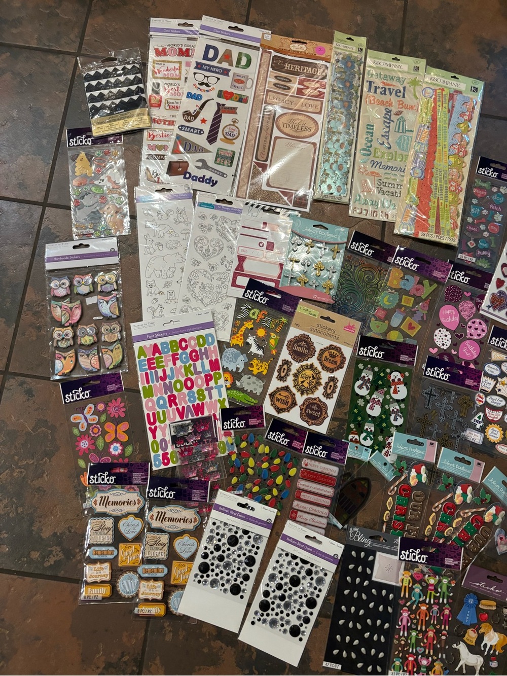 Assorted Sticker & Embellishment Bundle - Multicolor #99 - Picture 3 of 4